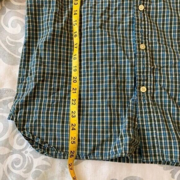 Gap Men's Small Preppy Business Casual Plaid Button Up Dress Shirt - Picture 5 of 6
